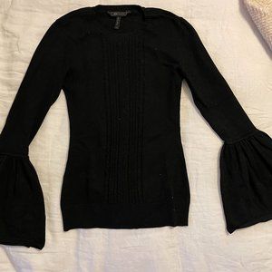 Beautiful BCBG Knit Sweater with Flare Sleeves